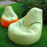 Бескаркасное кресло,  новое, цвет салат-неон, 160х100см, 2550 руб.